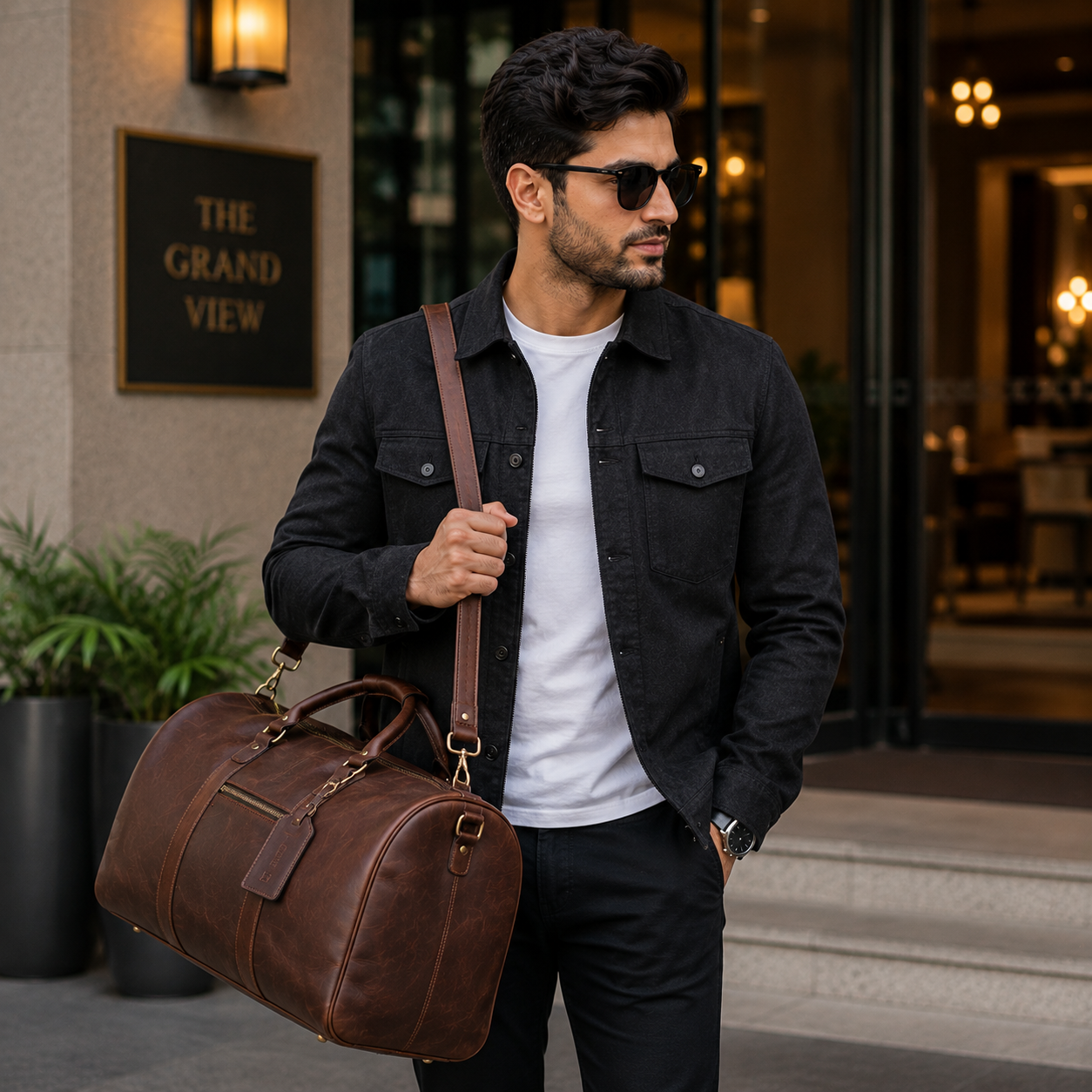 Leather Duffle Bags - Image 2
