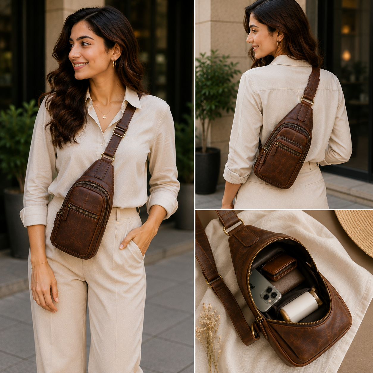 Leather Sling Bags - Image 2