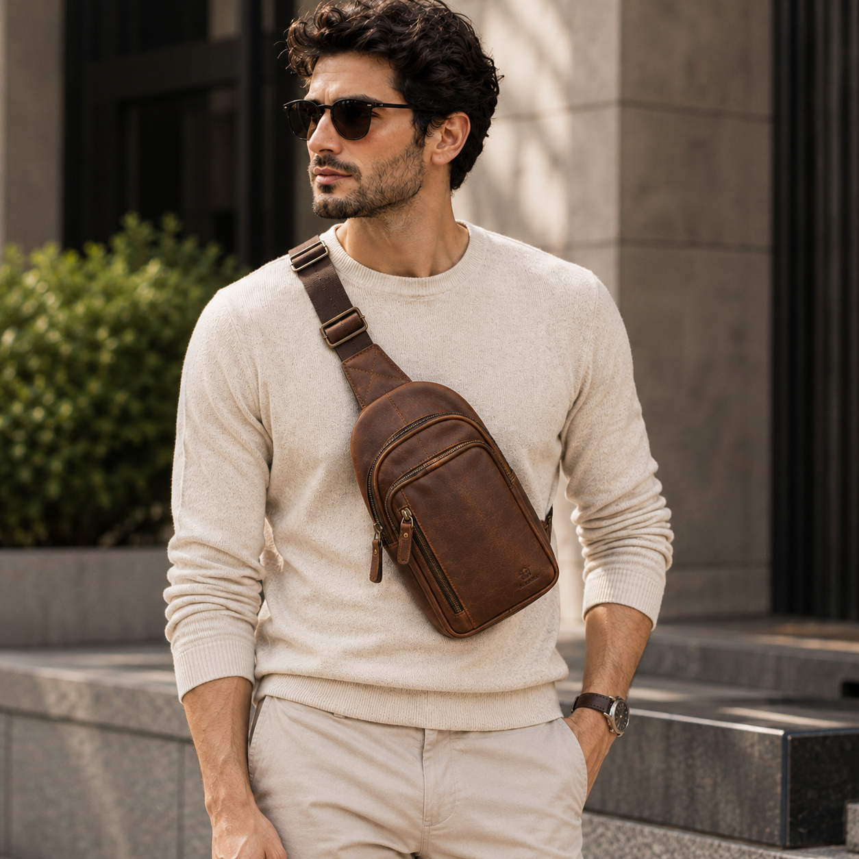 Leather Sling Bags