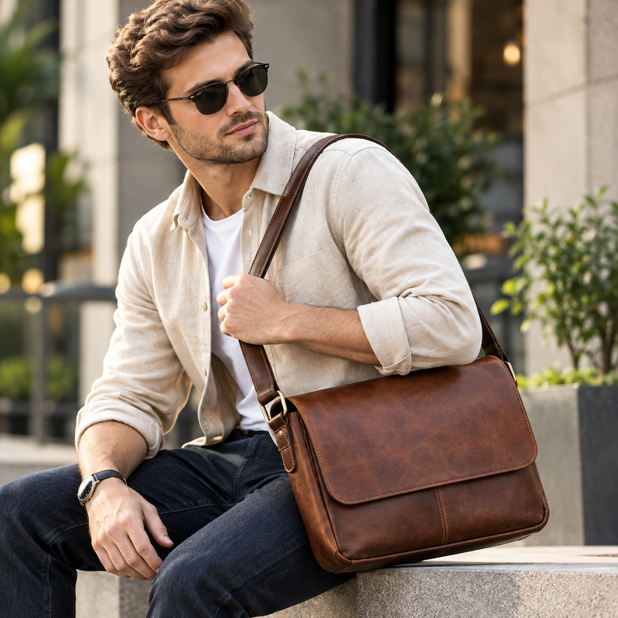 Leather Messenger Bags